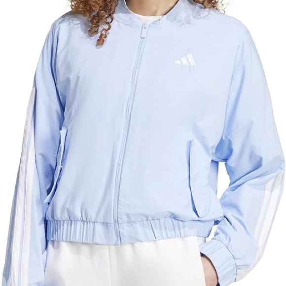 adidas Jackets & Blazers - NWT Adidas Women's Light Blue Track Jacket